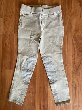 Ariat Kids youth 14- Beige Riding Breeches